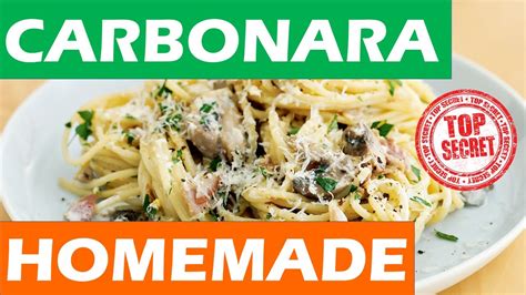 Resepi Spaghetti Carbonara Homemade  YouTube