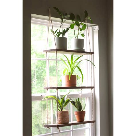 Storage And Organization Home And Living Plant Shelf Wall Shelf Wood Shelf