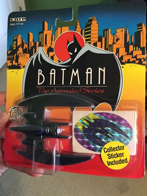 1994 Ertl Batman The Animated Series The Batplane With Sticker