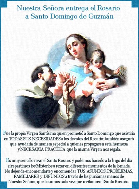Sancta Mater Dei 7 De Octubre Nuestra Madre Del Rosario