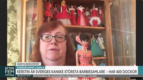 Kerstin är Sveriges Kanske Största Barbiesamlare Har 400 Dockor