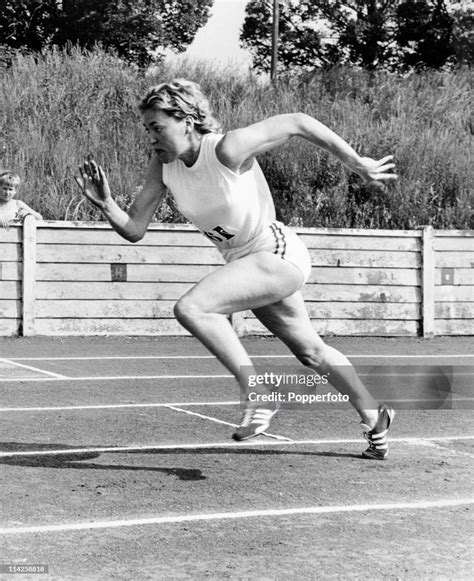 British Athlete Lillian Board Competing At Chiswick June 1969