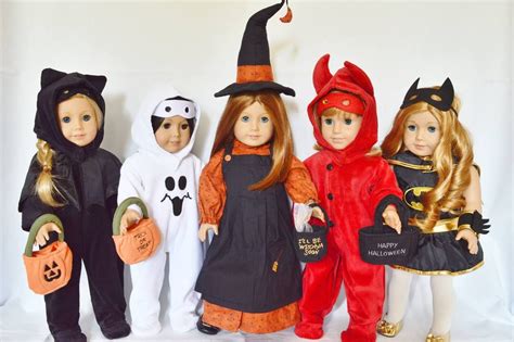 Halloween Costumes All 5 American Girl Doll Costumes American Girl