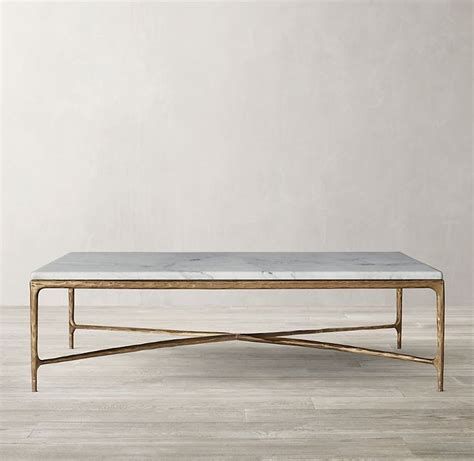 Diy restoration hardware balustrade coffee table lumber buy list. Thaddeus Marble Square Coffee Table in 2020 | Coffee table ...