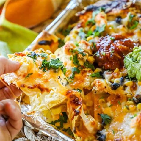 Enjoy your baked healthy baked nachos chips with. Baked Chicken Nachos • The Pinning Mama