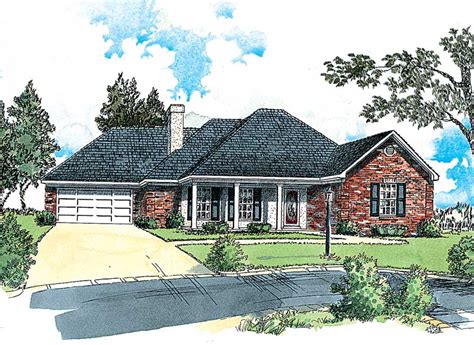 Madsen Traditional Ranch Home Plan 092d 0007 House Plans