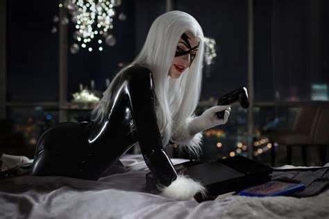 Black Cat Stole My Ps4 And Spider Man Game Black Cat By Anya Ichios Cosplaygirls