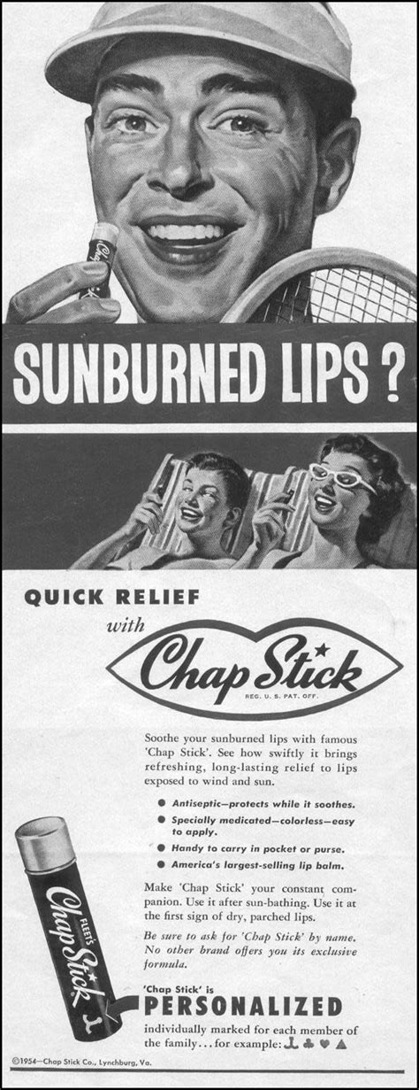 Chapstick A Look Back At The Worlds First Lip Balm