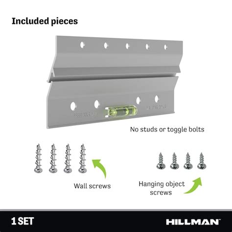 Hillman 6 In Hanging System 75lb In The Picture Hangers Department At