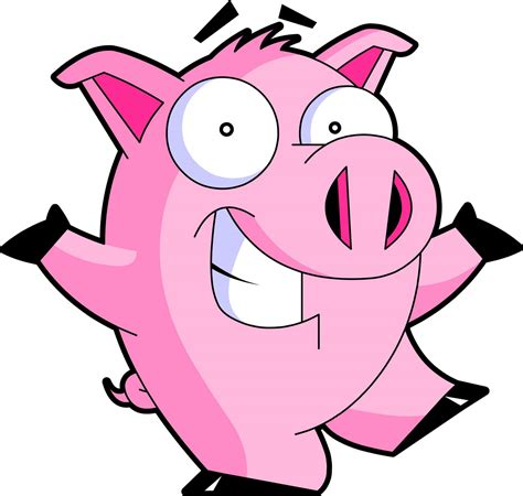 Cute Cartoon Pig Clipart Best