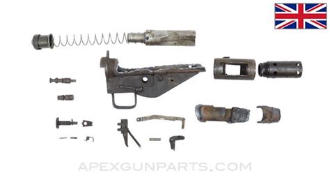 Sten Mk2 Smg Parts Set With A Mk5 Barrel Nut No Stock Included 9x19