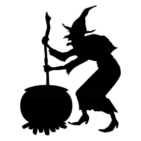Witch Silhouette Svg