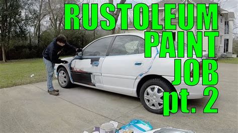 For the hood, i decided to employ the rustoleum roller method i've seen done so many times. DIY Car Projects: Rustoleum Paint Job pt 2 - YouTube