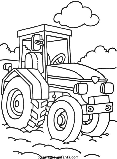 Dessin Colorier De Tracteur Massey Ferguson A Imprimer Download 1000