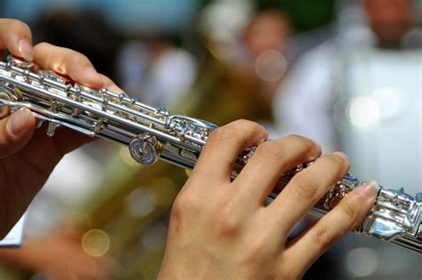Hands Playing Flute Image Free Stock Photo Public Domain Photo