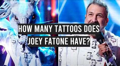 How Many Tattoos Does Joey Fatone Have Tattooprofy