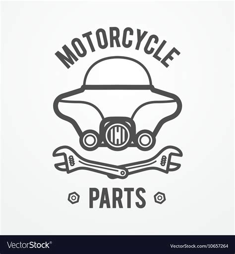 Motorcycle Store Logo Royalty Free Vector Image