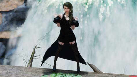 Nini Black Evening Dress Uunp Smp Downloads Skyrim Special