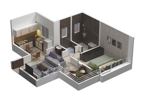 This can often allow for the creation. Awesome 23 Images One Bedroom Apartments Floor Plans ...