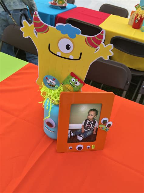 Monster. Ash Monthly center piece Monster 1st Birthdays, Monster
