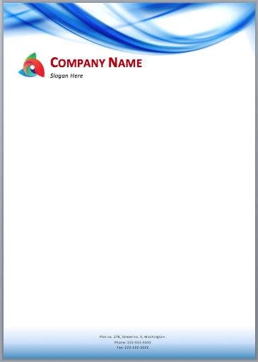Business letterheads are simple and exotic ms word business letterhead templates which presented in a professional. Here is a Blue Waves Letterhead Template that can be used ...