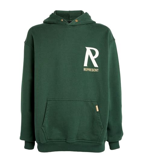 Represent Green X Harrods London Initial Hoodie Harrods Uk