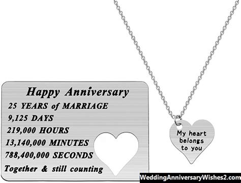 60 25th Wedding Anniversary Wishes Messages Quotes For Husband