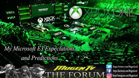 My Microsoft Pre E3 Expectations And Predictions Youtube