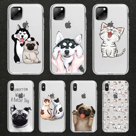 Animal Phone Case For Iphone 11 Pro Max 5 Se 5s 4s 6 6s 8 7 Plus X Xr