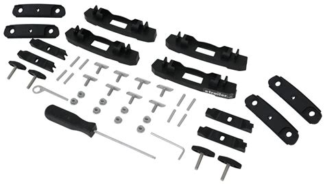 Custom Fit Kit For Yakima Flushbar Crossbars Track System Silver
