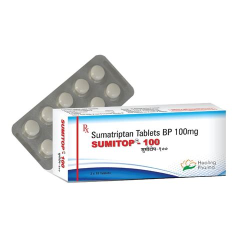 Sumatriptan 100 Mg Tablets At Rs 1000 Box Sumatriptan Tablet In Surat
