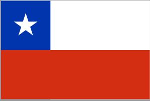Efekt studio presenta renderizado de alta calidad de bandera de chile en resolución 4k. La bandera de Chile