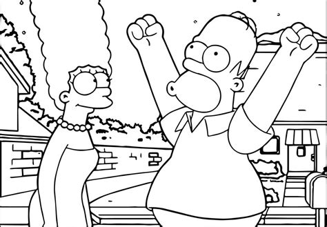 The Simpsons Coloring Page 097