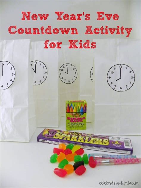 New Years Eve Countdown Activity For Kids