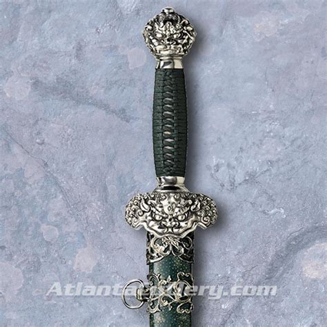 Jade Lion Damascus Dagger By Cold Steel Atlanta Cutlery