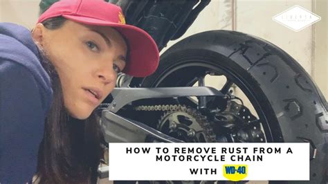 It will also create a nice, impressive shine. How to remove rust from a motorcycle chain using WD40 ...