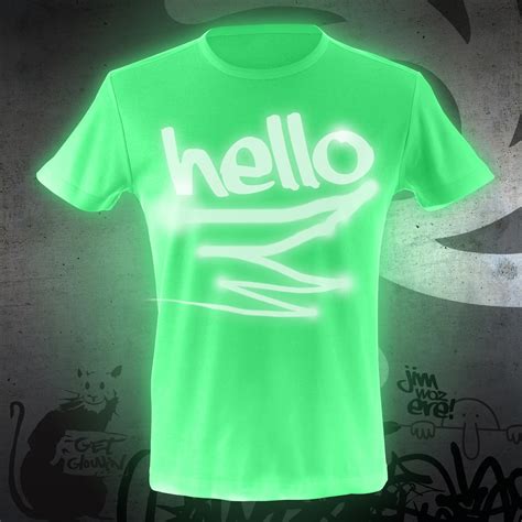 Glow In The Dark Graffiti Tee Shirt