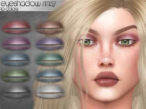 10 Swatches Found In Tsr Category Sims 4 Female Eyeshadow Eyeshadow