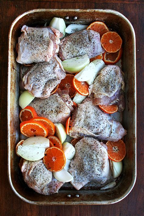 Drain, discarding the cooking water, and, when cool, cut each clementine in half and remove. Roast Chicken with Clementines | Alexandra's Kitchen