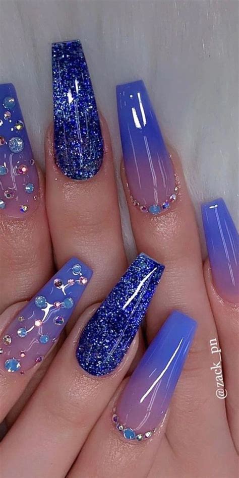 Glitter Acrylic Nails