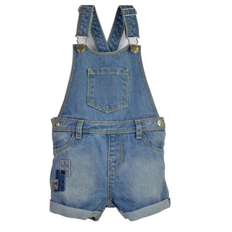 Infant Toddler Boyandgirl Denim Jeans Shorts Jumpsuit Suspender Kids