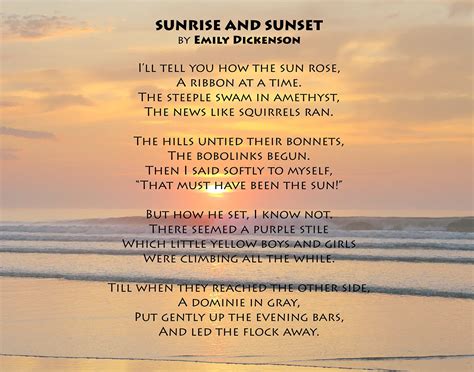Sunrise Poems