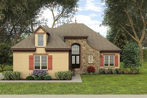 French Country Cottage With Exterior Option 93024el Architectural