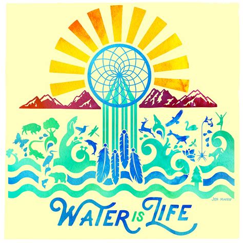 Water Is Life Jon Marro Water Is Life Poster Life Poster Life