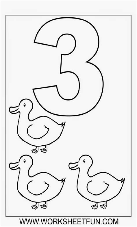 Count By Number Coloring Pages - Free Coloring Pages
