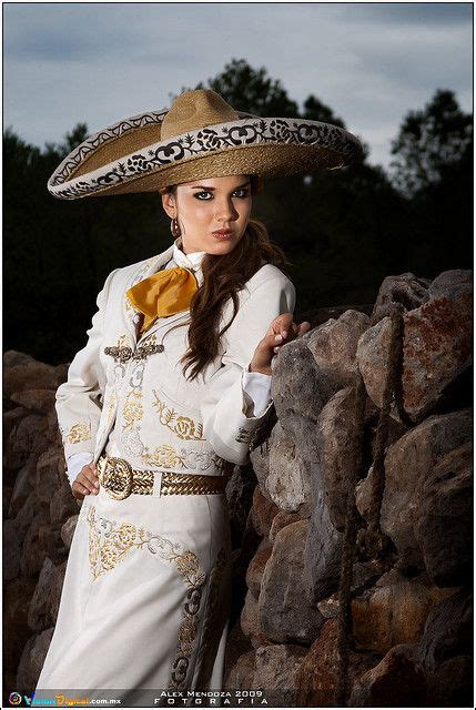 Charra Mexicana Traditional Mexican Dress Mexican Dresses Mexican Fashion