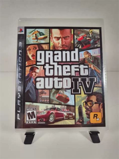 Grand Theft Auto Iv Playstation 3 2008 Ps3 Black Label Brand New