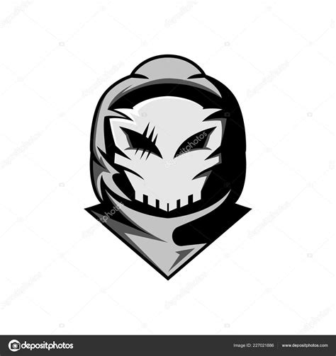 Skull Gaming Logo Reaper Skull Gaming Logo — Stock
