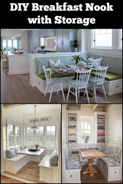 An Awesome Breakfast Nook With Storage Your Projectsobn Breakfast