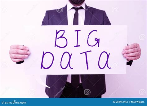 Text Caption Presenting Big Data. Business Idea Sets that so Complex